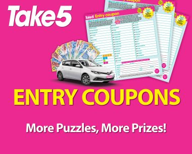 Enter Your Take 5 Entry Coupons Here