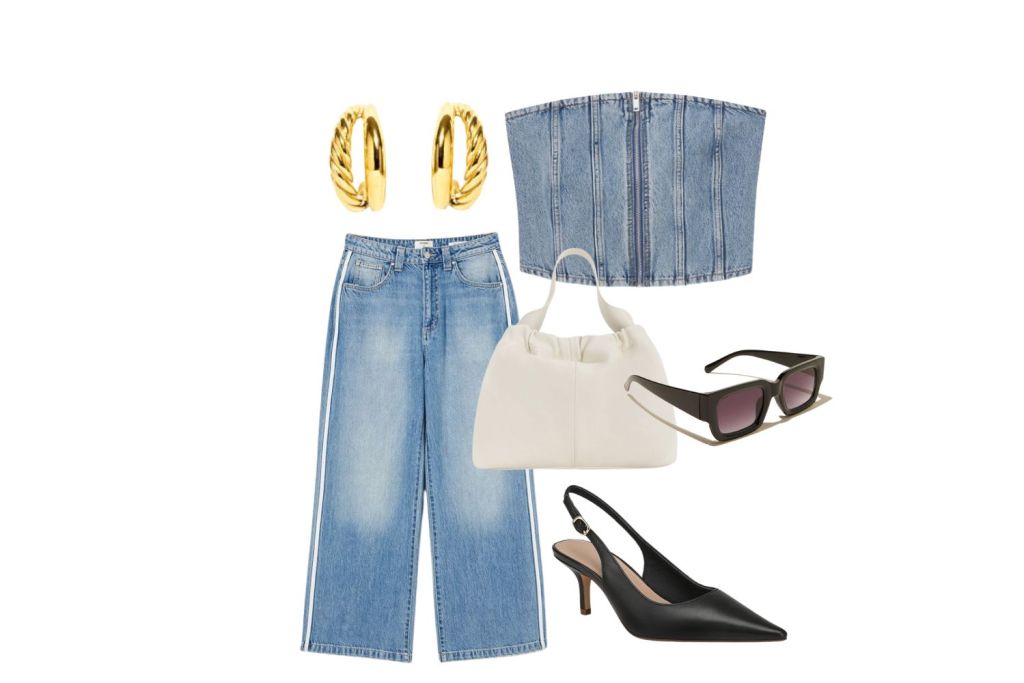Steal Sydney Sweeney's style looks - a compilation of fashion pieces and accessories to match her style